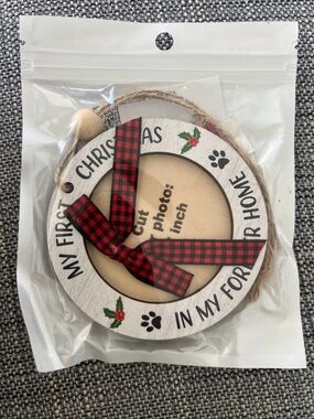 My First Christmas Ornament Pet Photo Puppy Dog Cat Kitten Rescue Forever Home